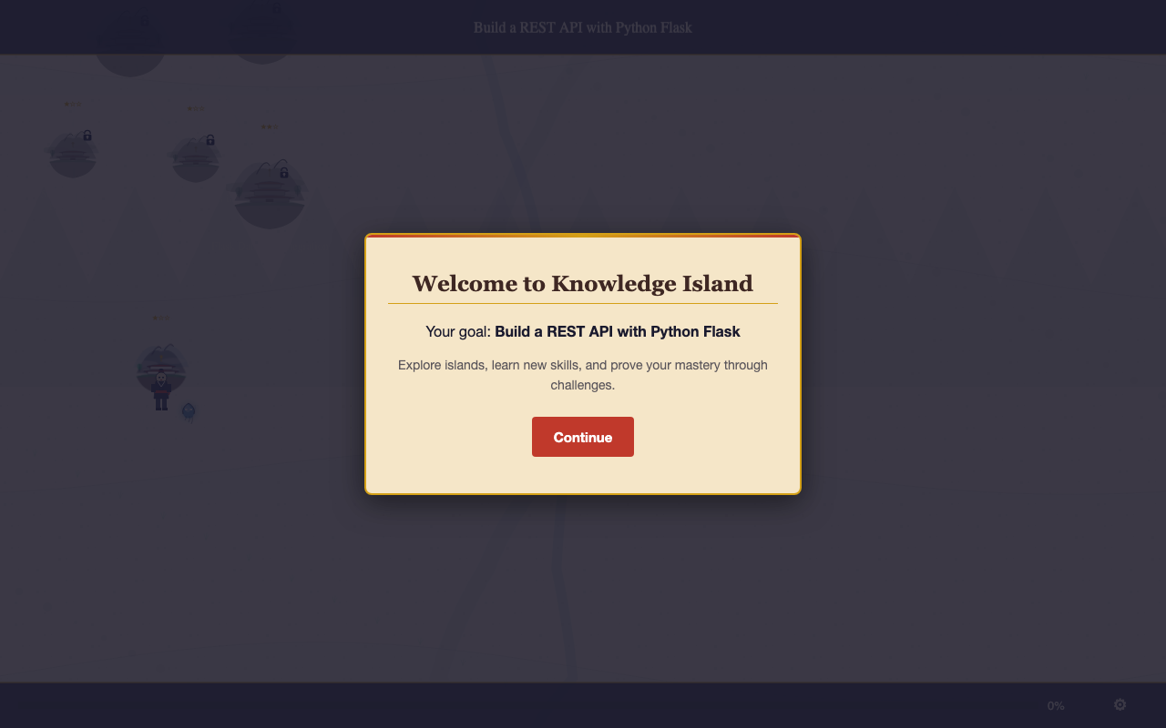 KIAGS: Knowledge Island Agentic Game System